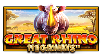 Обложка слота Great Rhino Megaways от Pragmatic Play